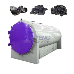 Biomass Charcoal Kiln Rice Husk Carbonization Furnace Bio Making Machine EPC thumbnail-1
