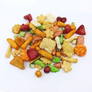 Wholesale Multicolor Mixed Rice Snacks Baked & Fried Assorted Arare Senbei for Private Label OEM Service thumbnail-4