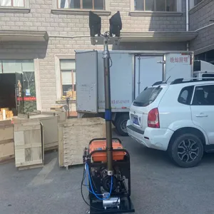 Diesel Generator Powered Mobile Telescopic Lighting Tower for Construction Outdoor Use thumbnail-5