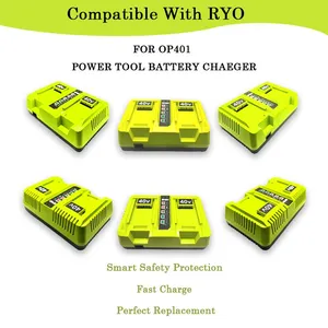 40V Max Multi Ports Fast Charging Station, Replacement Battery Charger Dock Compatible With Cordless Drill thumbnail-2