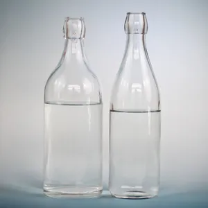 Wholesale 500ML 700ML 750ML Round Sample Spirits Exclusive Glass Bottles for Brandy Whisky Vodka Cork thumbnail-5