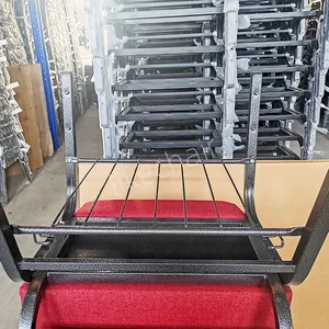 Heavy Duty High Quality Steel Frame Comfortable Padded Commercial Theater Chair thumbnail-4