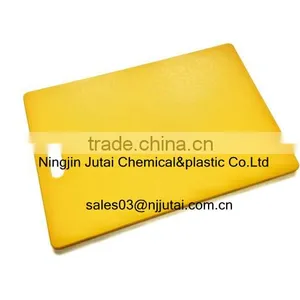 Abrasion and Impact Resistant Food Safe Yellow UHMW-PE Cutting Board thumbnail-1