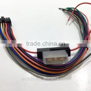 2 Rows x7 Pin Black 2.54 Pitch Connector Connection With 5A Fuse Wire Harness thumbnail-5