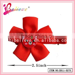 2015 Chinese Fashion Jewelry Ribbon Flower Hair Clip,make Fabric Flower Hair Clips thumbnail-6