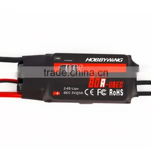 Hobbywing Skywalker 80A 2-6S Brushless ESC Speed Controller For RC Airplane thumbnail-1