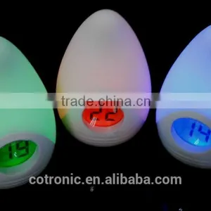 Silicone Soft Safe Changing Color Night Light Thermometer thumbnail-4