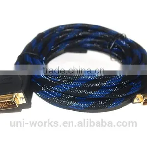 High Quality 24+5DVI to VGA Cable Monitor Cable thumbnail-3