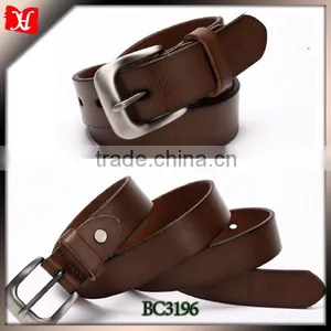 China Manufacturer Custom Cow Leather Mens Belts thumbnail-1