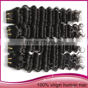 New Arrival 100 Peru Human Hair Weaving, African Women Deep Wave Hair Extension, Raw Human Hair Sew In Weav thumbnail-6