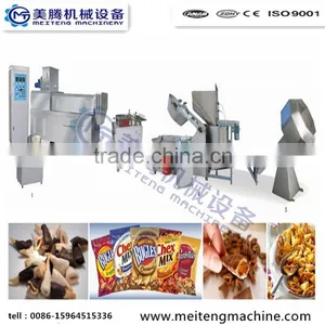 Fried Snack Food 3D Buggle Flour Chips Machine thumbnail-5