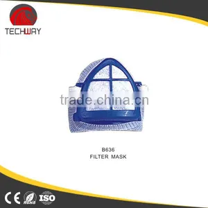 China Factory Manufacture Easy Wear Active Carbon Filter Smoking Gas Masks thumbnail-1