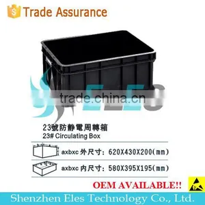 Anti-static Bin Available Without Lid Cover ESD Box 205*135*65 mm thumbnail-1