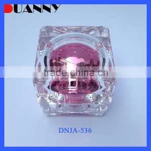 Pink Square Cosmetic Jar Packaging,Pink Cosmetic Jar thumbnail-2