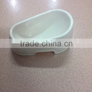 White Plastic Dog Cat Bowl Pet Bowl thumbnail-3