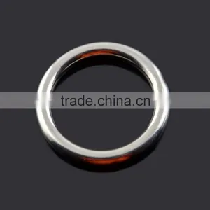 Metal Stainless Steel D Ring Buckle 1" Inside Diameter Loop Ring for Strap Keeper thumbnail-5