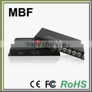 Fiber Optical Equipment 8 Channel Digital Video Optical Converter / Transceiver thumbnail-1