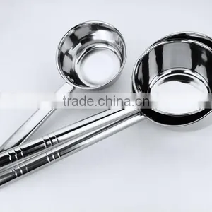 Modern Kitchen Designs Stainless Steel Long Handle Soup Ladle thumbnail-1