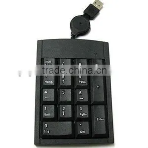 USB 19 Keys Numeric Number Keypad Keyboard For Laptop thumbnail-1