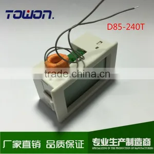 LCD Digital AC Ammeter Meter D85-240T Backlit Digital Display With Cover 50A thumbnail-2