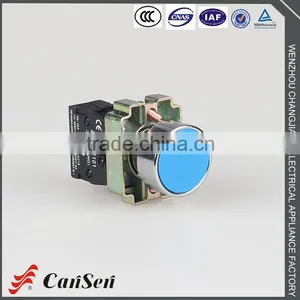 Even Button Spring Return N/O Metal Power Switch thumbnail-1