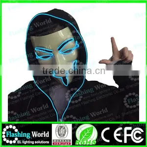 Wireless Fashion Masquerade Neon Party Mask, Party Supplies Fashion Flashing Neon Party Mask thumbnail-1