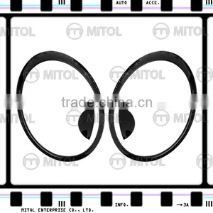HEAD LAMP RIM For Mini Cooper R56 07-on Gloss Black ABS Cover thumbnail-1