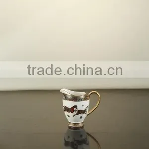 New Arrival Gold Plated Turkish Dinnerware Sets of Ceramic Dinnerware thumbnail-4