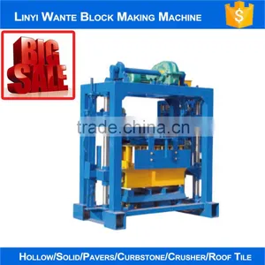2016 China Factory Price QT40-2 Semi Automatic Concrete Hollow Block Making Machine thumbnail-1