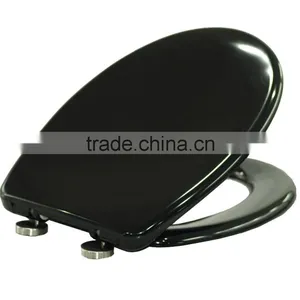 UF Toilet Seat Cover With Soft Close and Quick Release Function in Black Color thumbnail-1