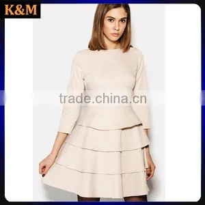 Special Ocassion Dress Beige Dress Anniversery Dress Party Dress thumbnail-3