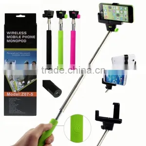 Bluetooth Shutter Extendable Handheld Selfie Monopod,Bluetooth Wireless Monopod Z07-6 thumbnail-1