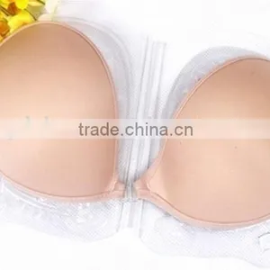 Fashion Design Bra Sexy Women Push Up Strapless Invisible Sponge Fabric Bra thumbnail-4