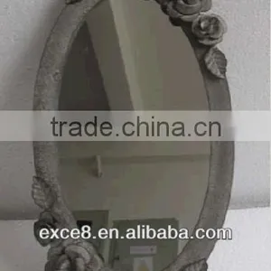 Antique French Style Oval Wall Mirrors thumbnail-1