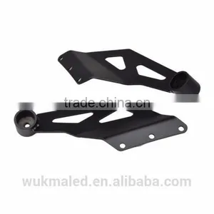 Pair Dodge RAM 1500 2500 3500 50" Straight LED Work Light Bar Roof Mount Brackets thumbnail-4