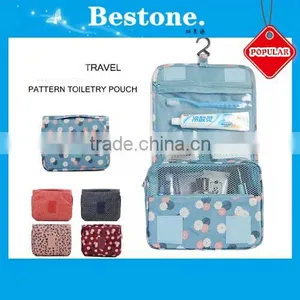 Hanging Travel Pattern Toiletry Pouch Bag thumbnail-1