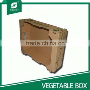 WAX-COATED LARGE SIZE BROWN CORRUGATED CARTONS FOR MOVING FRESH FRUITS AND VEGETABLES thumbnail-3