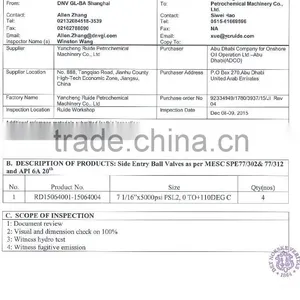 API Trunnion Mounted Ball Valve/Stainless Steel Ball Valve/3PC Body Ball Valve thumbnail-5