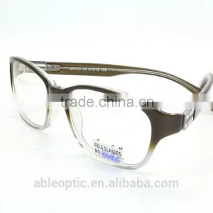 HOTSELLING Lucency Fade Color Fashion Design Acetate Hand Made Spectacles Optical Frames Eyewear Eyeglasses thumbnail-3