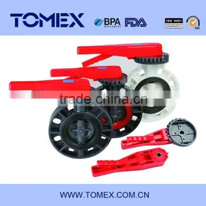 Factroy 10 Inch Pvc Butterfly Valve in Pipe System thumbnail-2