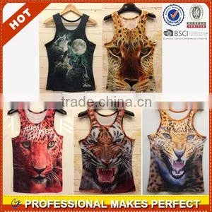 Long Oversized Wholesale Cotton Rib Cotton Tank Top (YCT-C0312) thumbnail-1