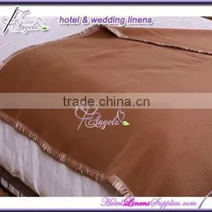 100% Acrylic Camel Hotel Blanket, Camel Blanket, Acrylic Blanket for Hotels, 180*230cm thumbnail-1