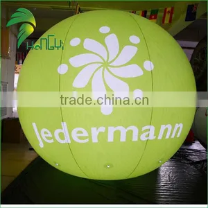 Digital Printing Light Green 3M Diameter Customized Display Inflatable Lighting Balloon thumbnail-4