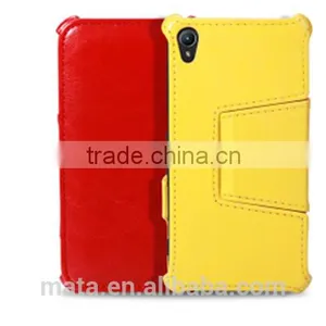 Factory Direct Selling Stand Function PU Leather Case For Sony Xperia Z2 thumbnail-6