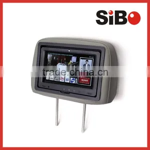 9 Inch Touch Screen Lcd Headrest Monitor For Taxi Advertising Player With Built In Gps 3g Wifi thumbnail-4