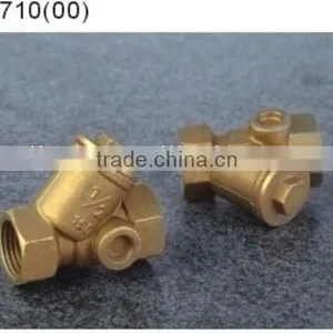 Brass Impurity Collecting Filter for Water With Stainless Steel Filter thumbnail-1