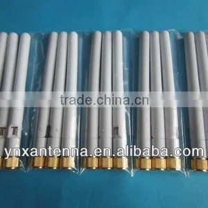 Vertical 315mhz Rubber Duck Antenna Black/white Coat Gold SMA/RP-SMA 3dbi thumbnail-1