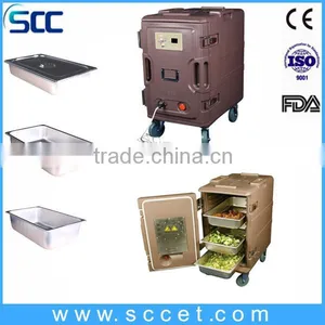 Meal Heating Cabinet Warmer Food Cart With Element Hot Food Holding Approved FDA thumbnail-1