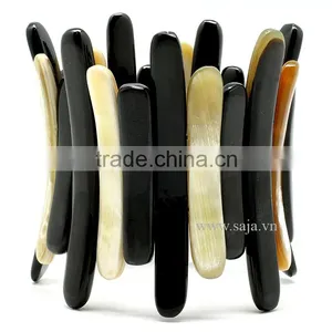 Buffalo Horn Jewelry , Buffalo Horn Bracelet SHB-537, 100% Natural Buffalo Horn thumbnail-1