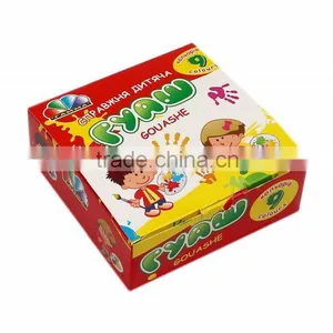 Gouache, Poster Paint, Poster Color 9 Colors, 180 ml thumbnail-2